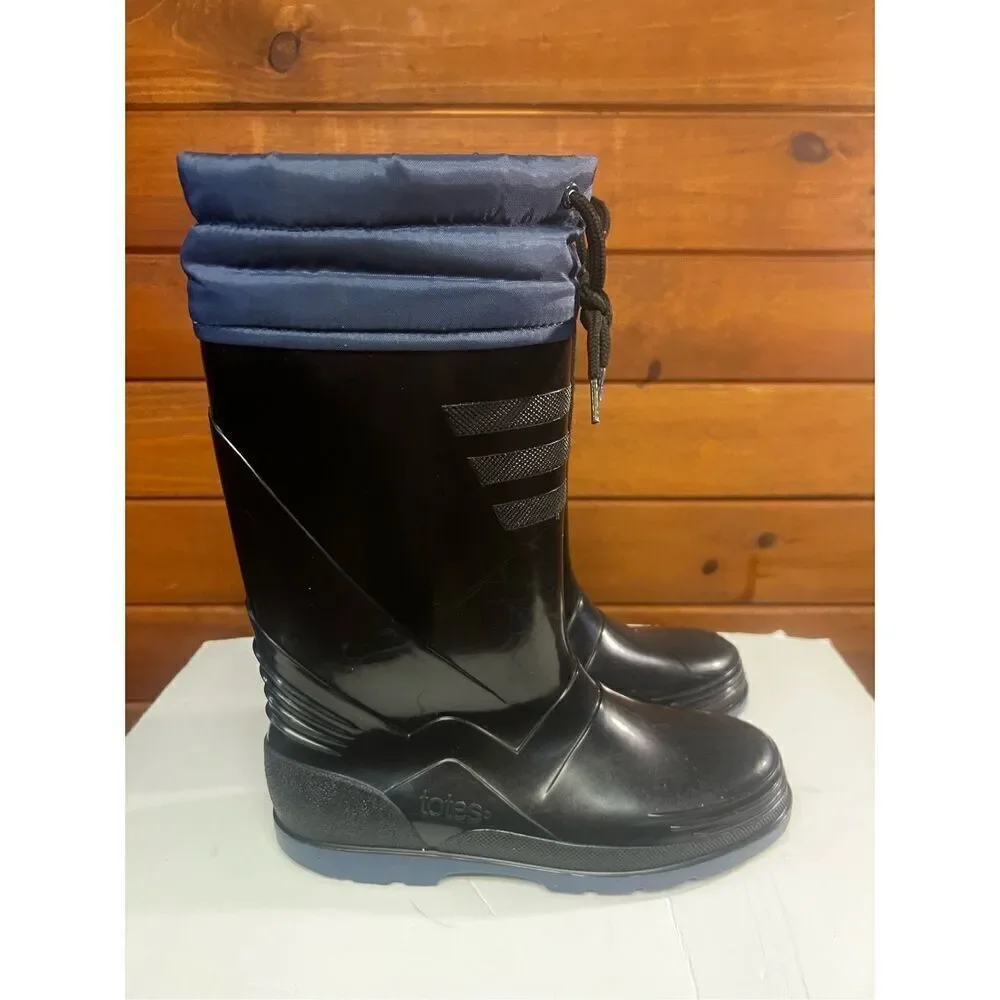 Totes Womans Rain Boots Sz 6 Black